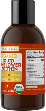 Organic liquid sunflower lecithin for homemade gummies and chocolates