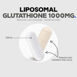 Side view of Codeage non-GMO gluten-free glutathione supplement bottle