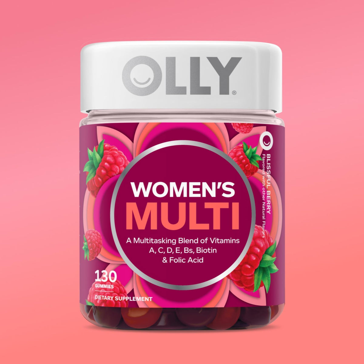 Premium USA imported OLLY women's health gummies ingredients list