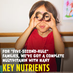 Flintstones chewable toddler vitamins with zero sugar packaging detail