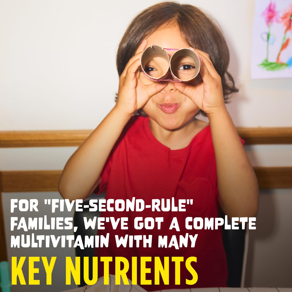 Flintstones chewable toddler vitamins with zero sugar packaging detail