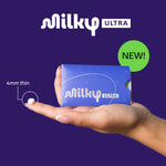 Milky high potency lactase enzyme tablets portable credit card sleeve lifestyle view