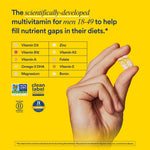 Ritual daily multivitamin for men showing beadlet in oil capsule technology