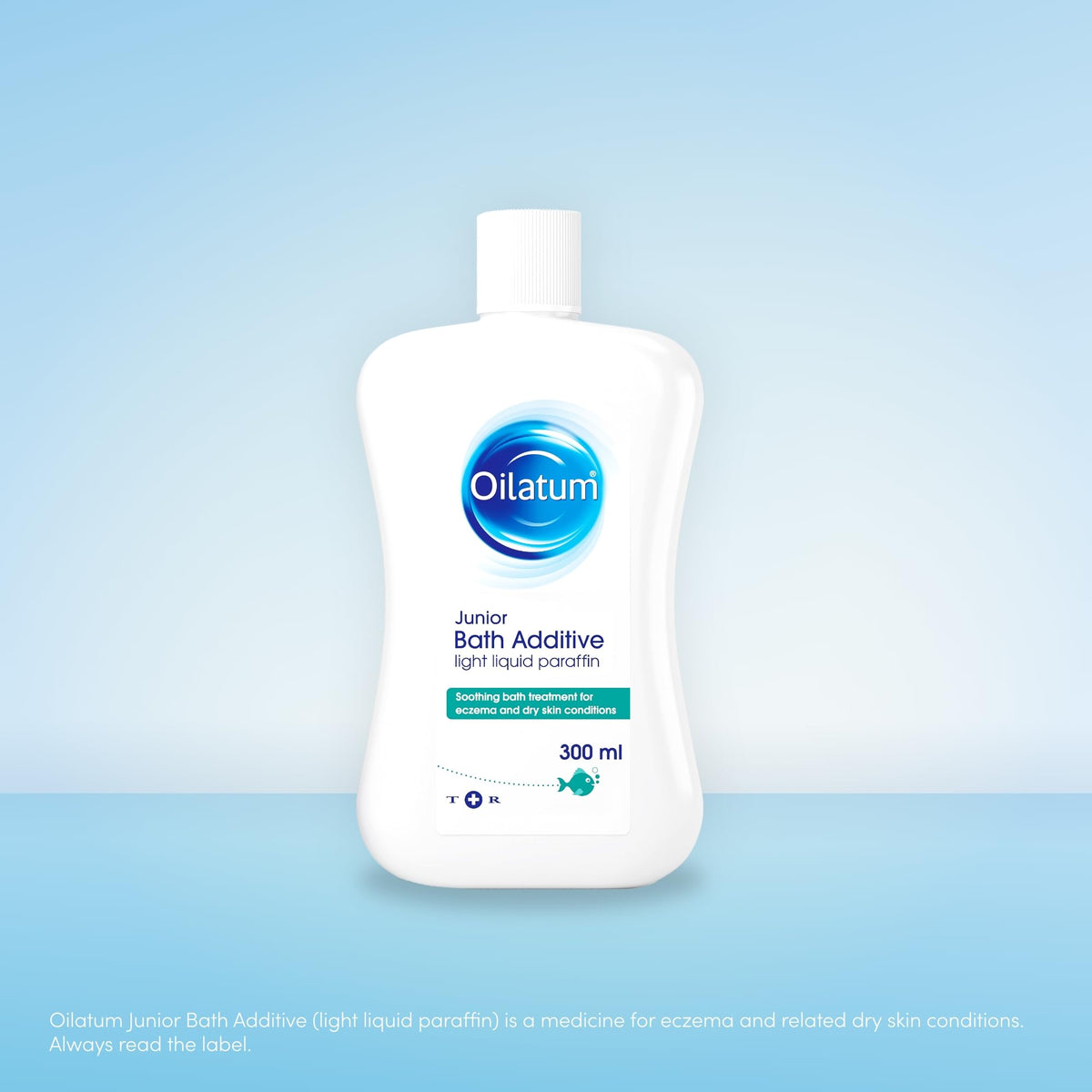 Oilatum Junior Bath Additive packaging showing eczema relief