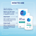 Authentic Oilatum Junior emollient bath formula bottle