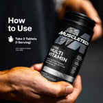 Supplement facts panel on advanced health formula for men and women