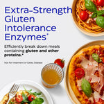 Side view of Enzymedica advanced gluten and casein intolerance support 30 capsules bottle