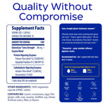 Authentic USA imported Enzymedica GlutenEase Extra Strength 30 count bottle showing usage directions