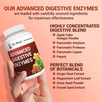 Dr Berg stomach acid balance capsules with ginger root and peppermint leaf detail