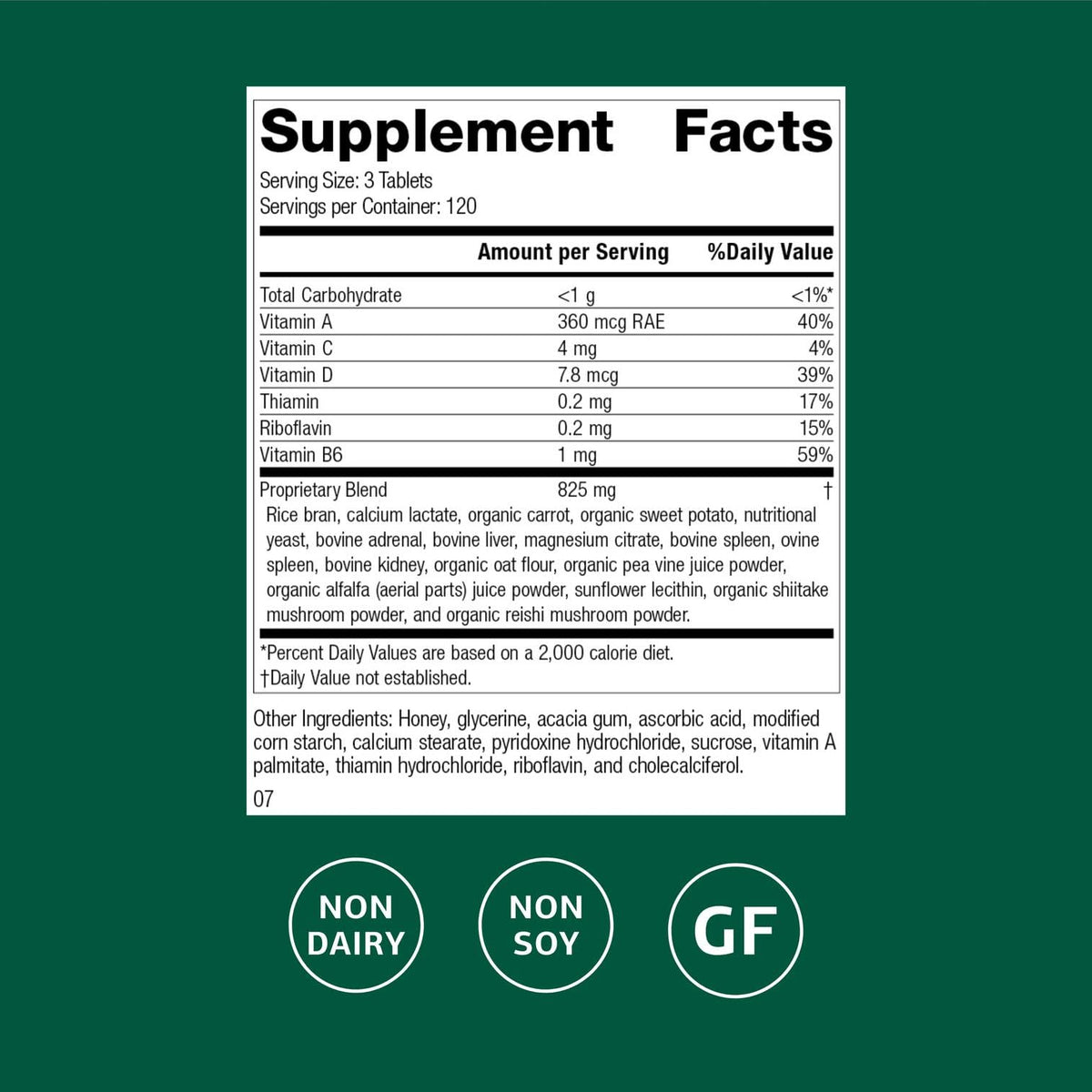 Standard Process Catalyn GF gluten-free nutritional supplement bottle