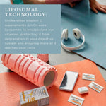 LivOn Labs Vitamin C liquid dietary supplement packaging displaying product details.