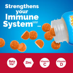 Emergen-C Immune Plus Super Orange Gummies nutrition facts label