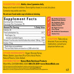 Nature Made Vitamin C dietary supplement bottle top angle view showing seal.
