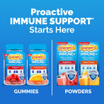 Close up of Super Orange flavor immune support gummies from USA