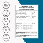 Premium 7-Keto DHEA 25 milligram capsules supplement container for thermogenesis.