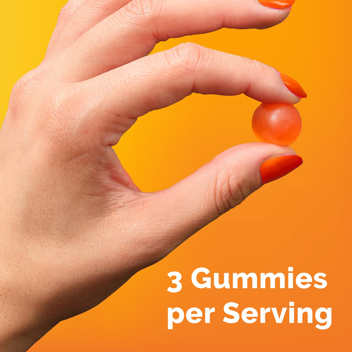 Close up of Emergen-C zero sugar gummy supplements packaging showing premium health ingredients