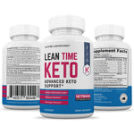 Lean Time Keto 1275mg veggie capsules bottle base highlighting expiration dates and manufacturing codes.