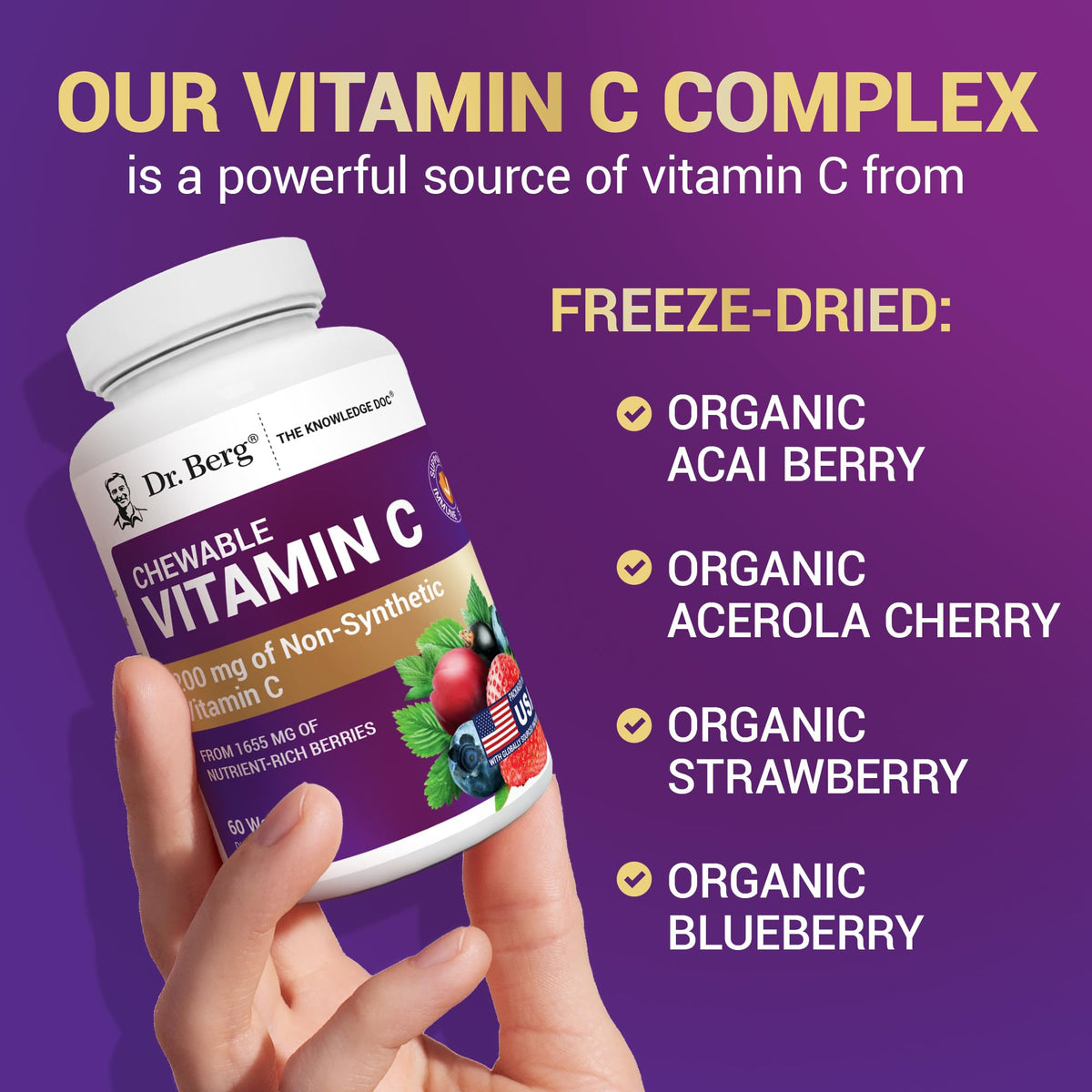 Dr. Berg premium USA imported health supplements authentic container.