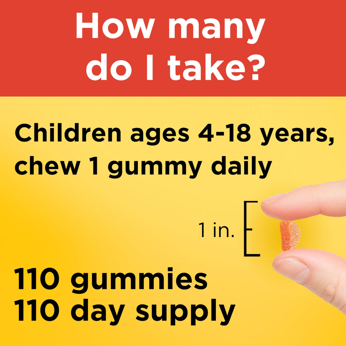 Authentic USA imported children Vitamin C gummy vitamins close up