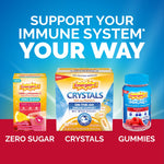 Emergen-C Immune Plus chewables with Zinc and Vitamin E side view