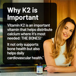 NatureWise 90 days supply Vitamin K2 allergen free plant based dietary supplement bottle