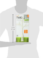 Boon Twig accessory inserted into a green drying rack