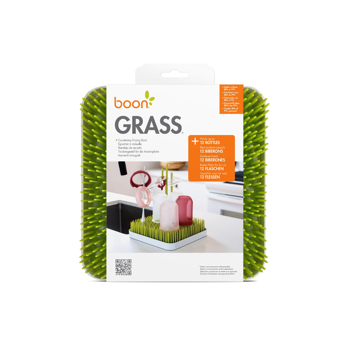 Boon Grass Countertop Drying Rack in original packaging