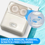 LADYPONYCSC Ortho-K lens cleaning machine showing left and right marked caps