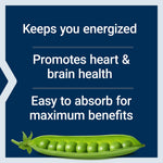 Close up of the vegetarian capsules from Life Extension BioActive B Complex bottle