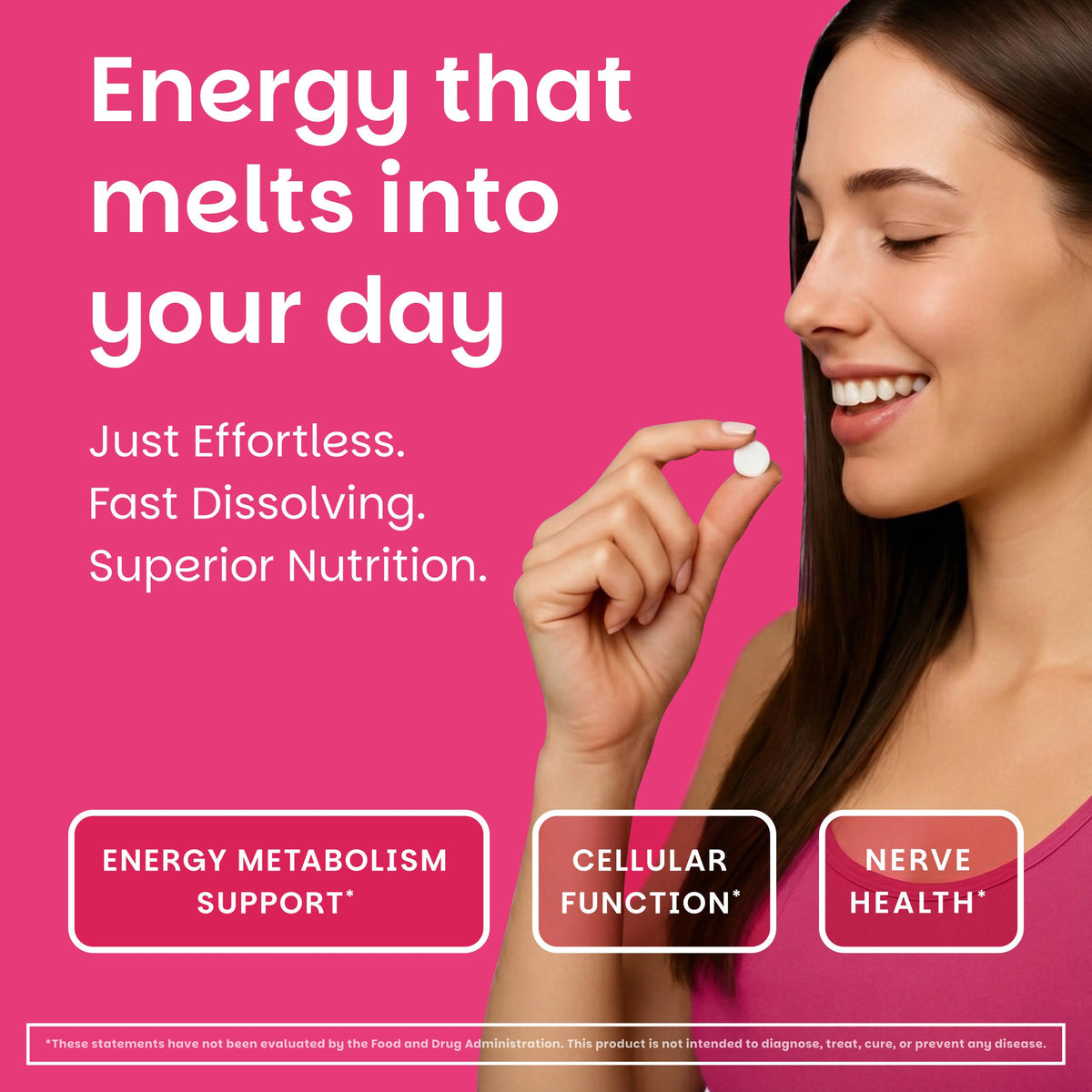 EZ Melts Thiamin 25mg 90 dissolvable tablets packaging details