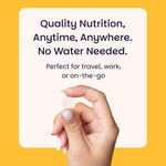 Authentic imported USA source seal on EZ Melts fast melting cardiovascular support tablets