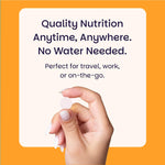EZ Melts Orange Blast Vitamin B6 supplement bottle on clean background