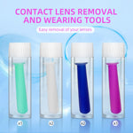 Travel-friendly contact lens remover kit for daily use