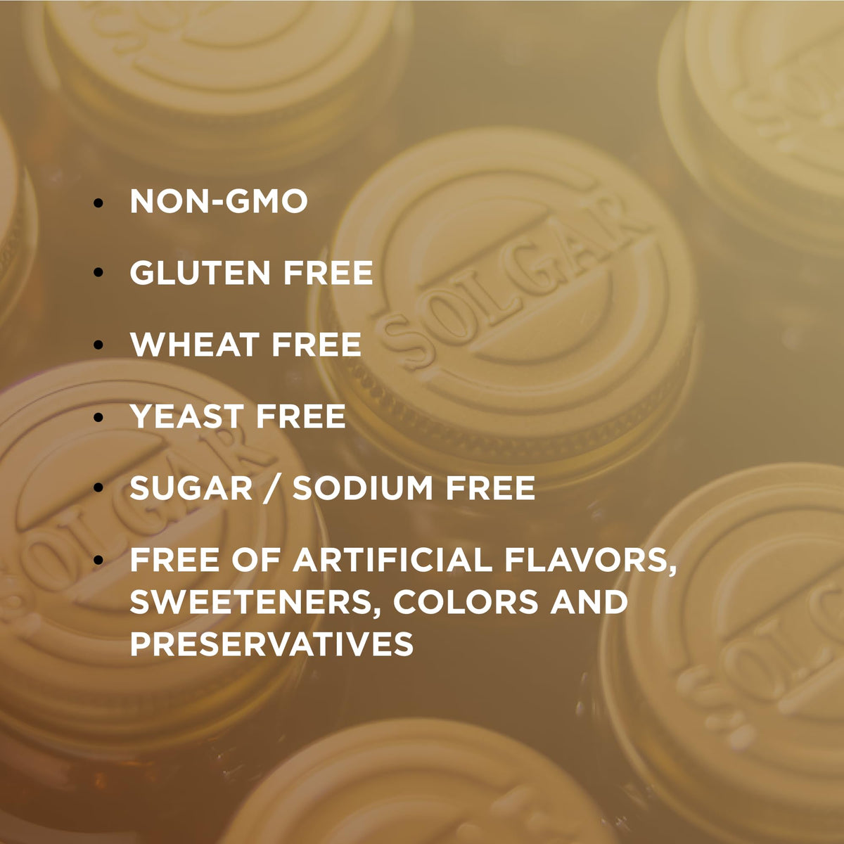 Premium Solgar Vitamin B6 50mg supplement bottle displaying gluten-free and dairy-free icons