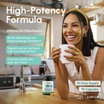 ForestLeaf energy and nervous system support riboflavin vegetable capsules