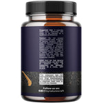 Natures Craft cold pressed black cumin seed oil dietary supplement facts label