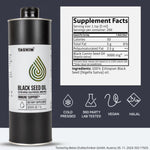 Tasnim cold pressed black seed oil 250ml bottle packaging for topical skin hydration