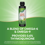 Nature's Way premium unflavored black seed oil 8 Fluid Ounce nutritional facts and ingredients list.