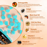 Back label of Weevit all in 1 supplement showing dietary ingredients list and dosage instructions