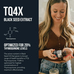 Triquetra Health 20 percent thymoquinone supplement supplement facts label