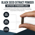 Triquetra Health black seed extract 60 vegan capsules premium glass packaging
