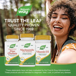 Nature's Way brand premium vitamin B3 health supplement for metabolism support