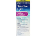 Sensitive Eyes saline solution 12 fluid ounce bottle packaging