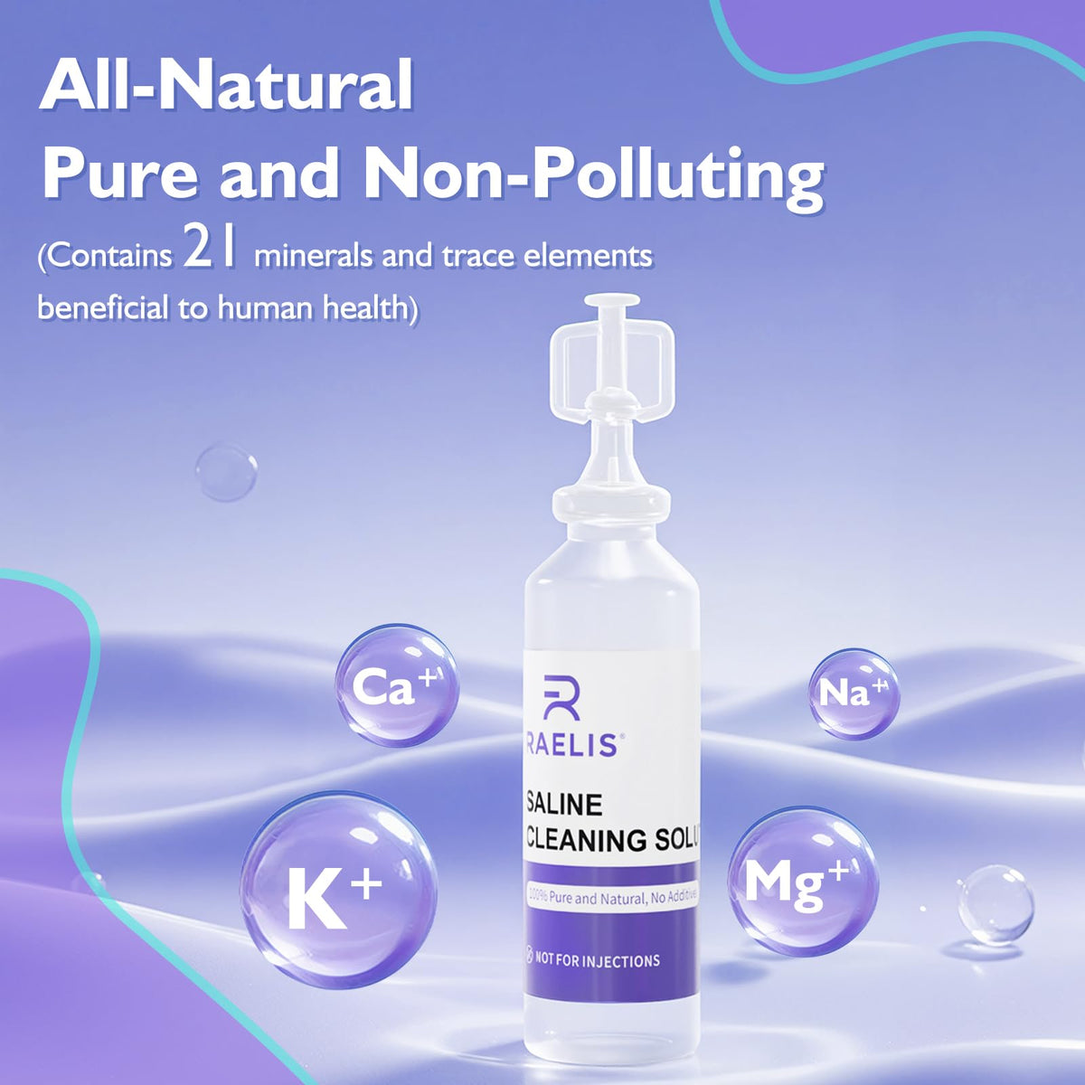 Raelis hypertonic saline vials for nebulizer and nasal care