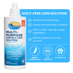 Three pack Clear Conscience multipurpose lens cleaner bottles