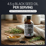 Dr. Berg non GMO black cumin oil bottle ideal for oral intake or topical skin application.