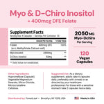 ForestLeaf Myo-Inositol 40 to 1 ratio supplement facts label
