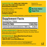 Nature Made authentic USA imported dietary supplement warning label information