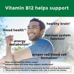 Authentic Nature Made B12 energy metabolism supplement bottle