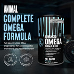 Animal Advanced Omega essential fatty acid supplement packaging